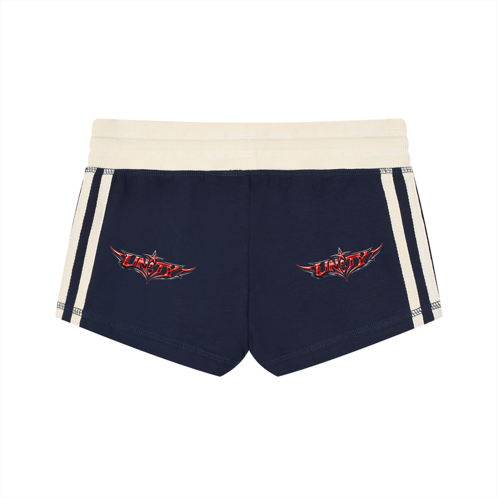 Women's Contrast Stripe Track Shorts