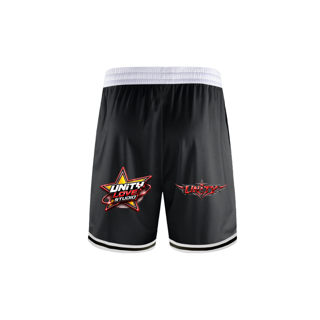 Classic Stripe Trim Basketball Shorts
