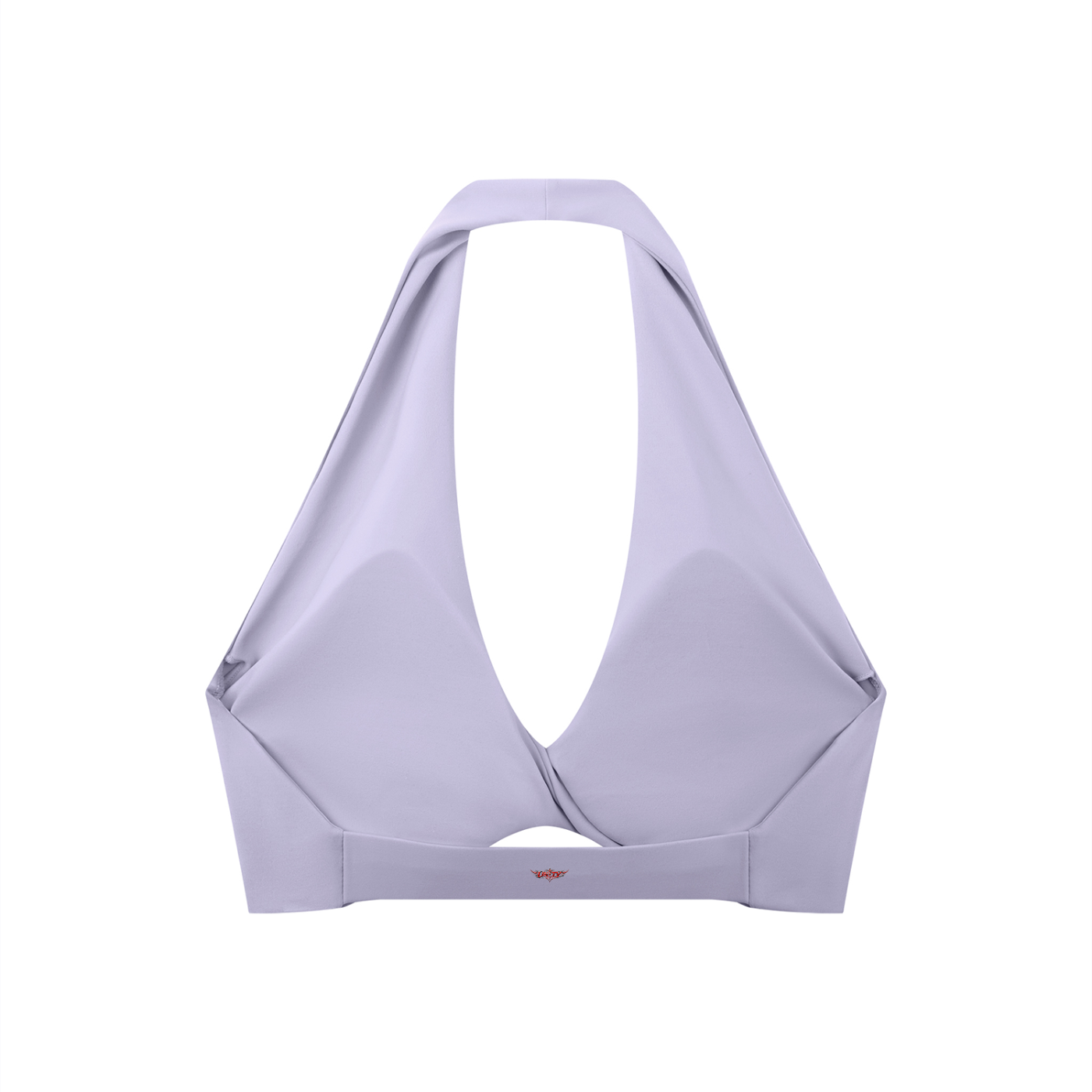 Women's Pleated Halter Sports Bra