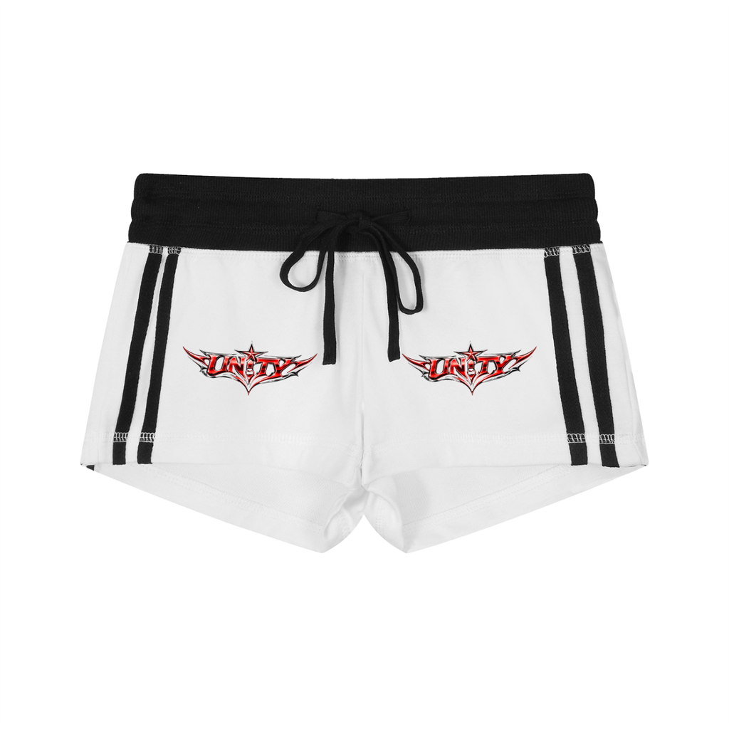 Women's Contrast Stripe Track Shorts
