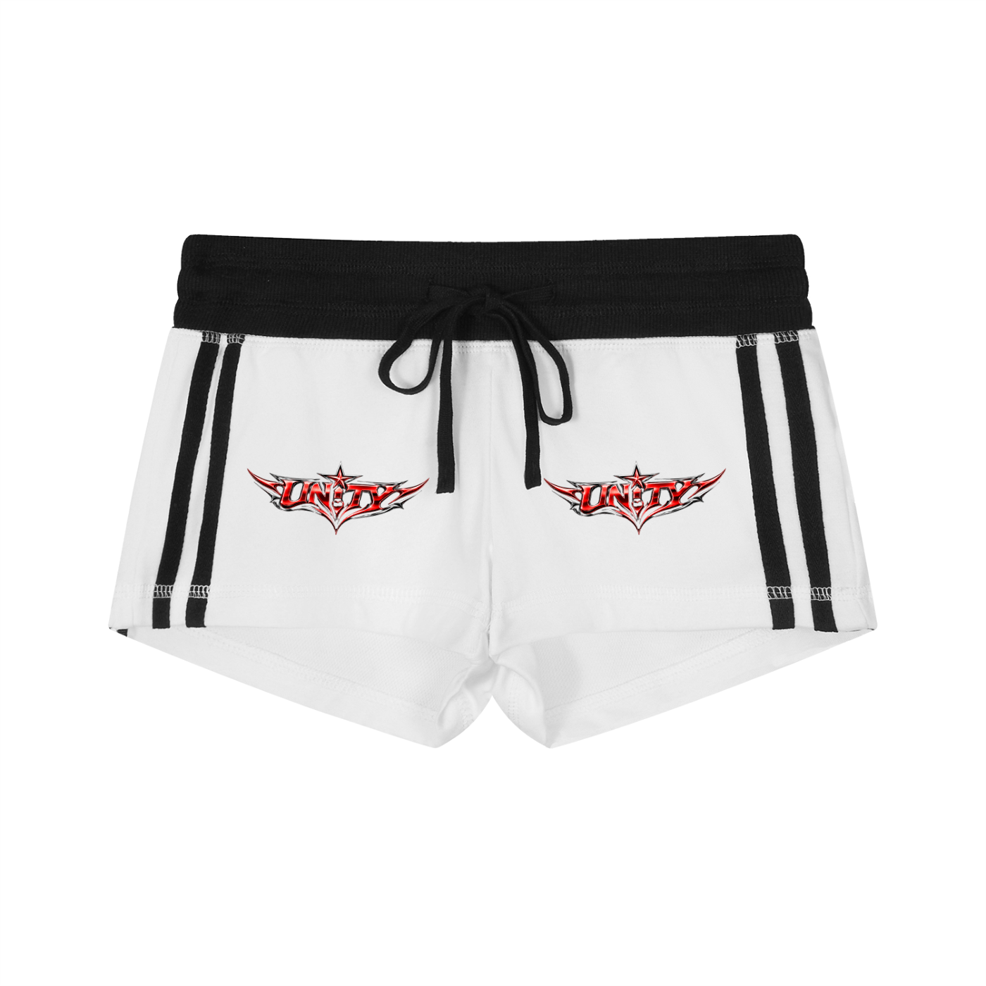 Women's Contrast Stripe Track Shorts