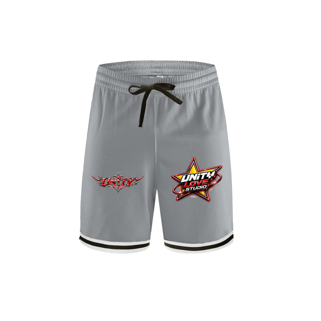 Classic Stripe Trim Basketball Shorts