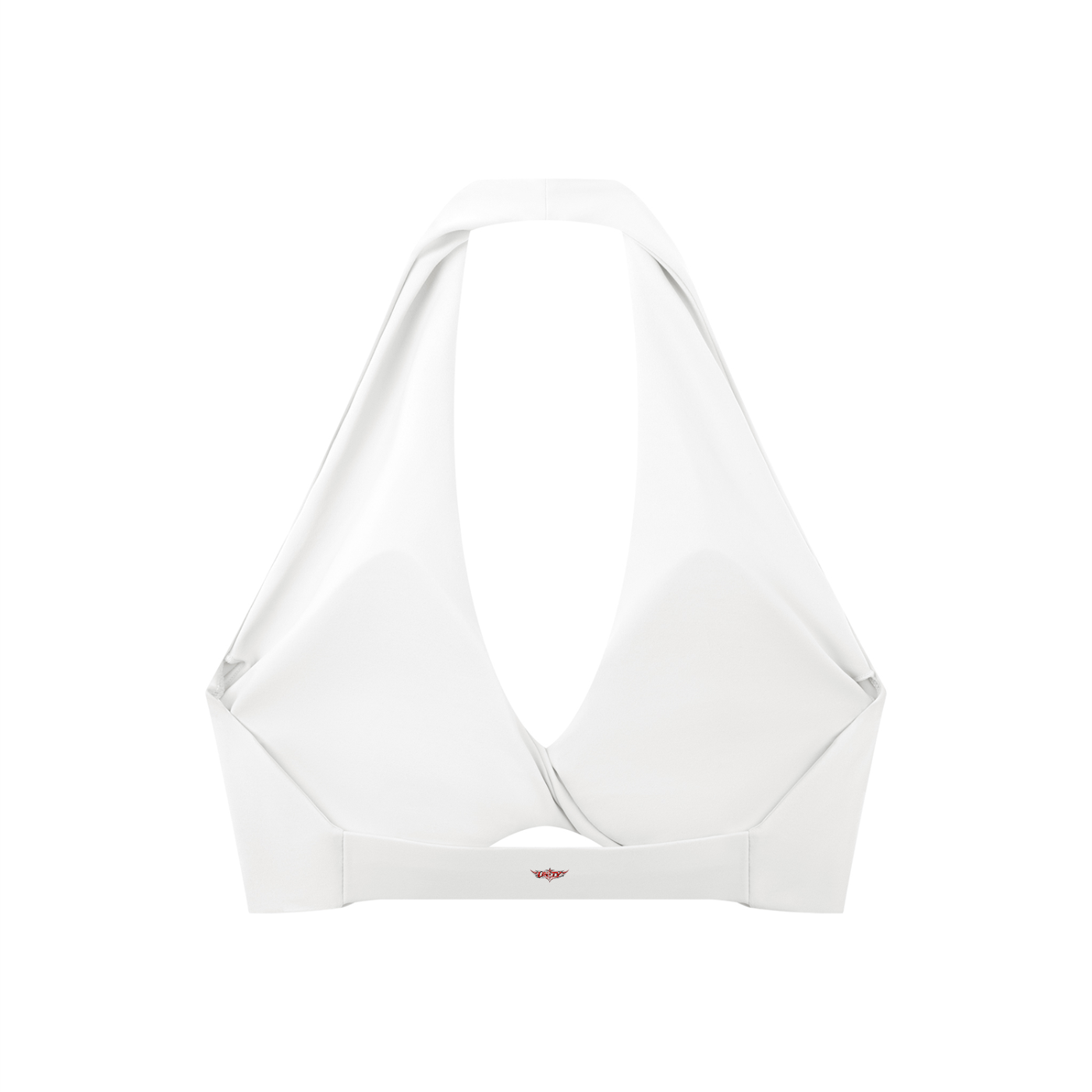 Women's Pleated Halter Sports Bra